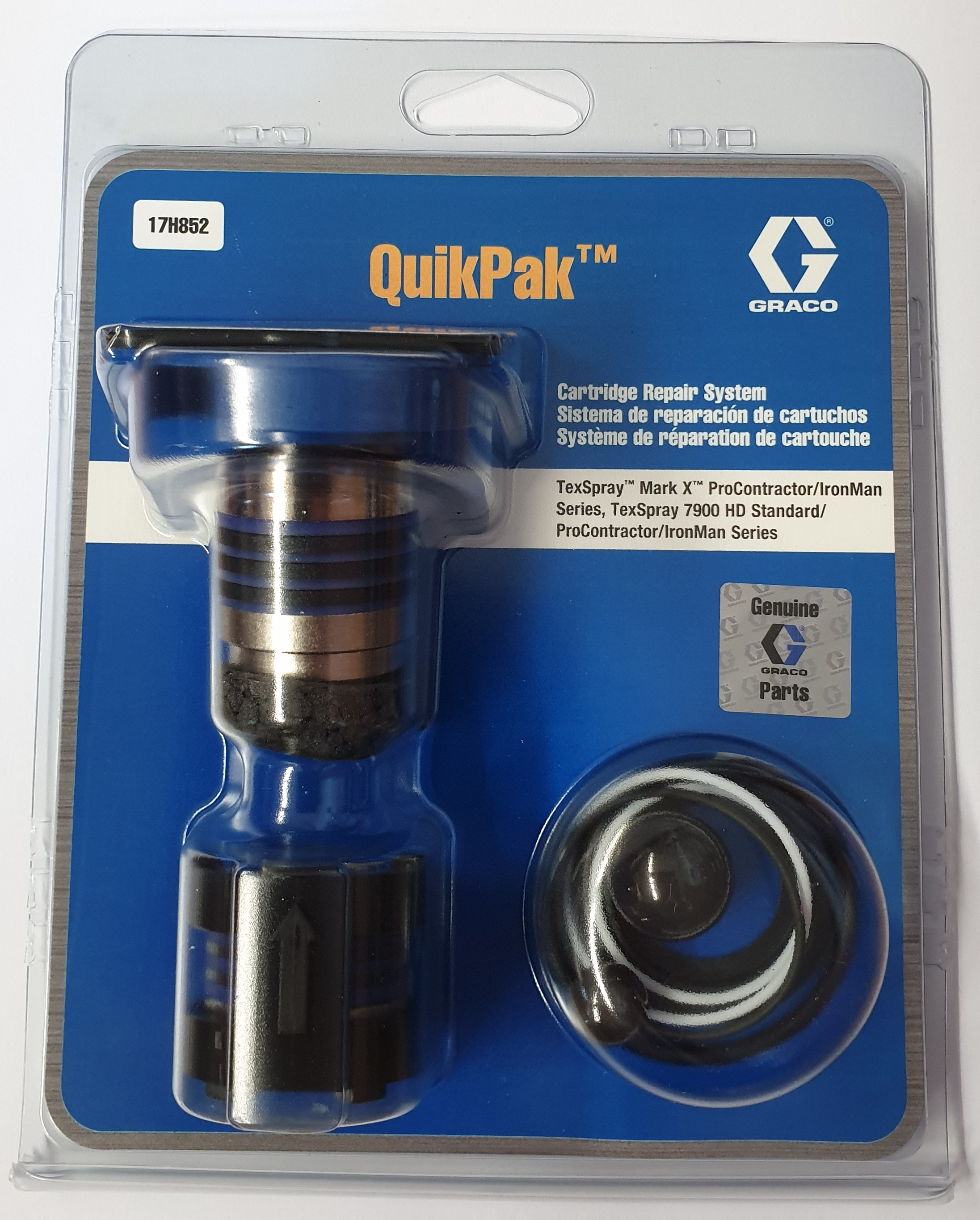 17H852 Graco Airless QuikPak Reparatursatz Packung TexSpray Mark X + 7900