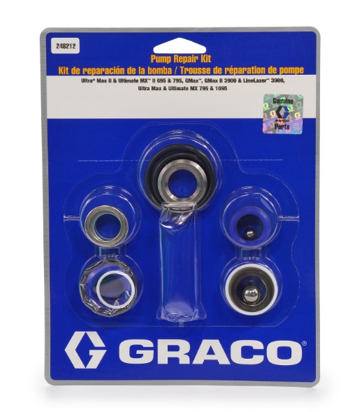 248212 Graco Airless Reparatursatz für Ultra Max II 695 795 & 1095 GMax 3900