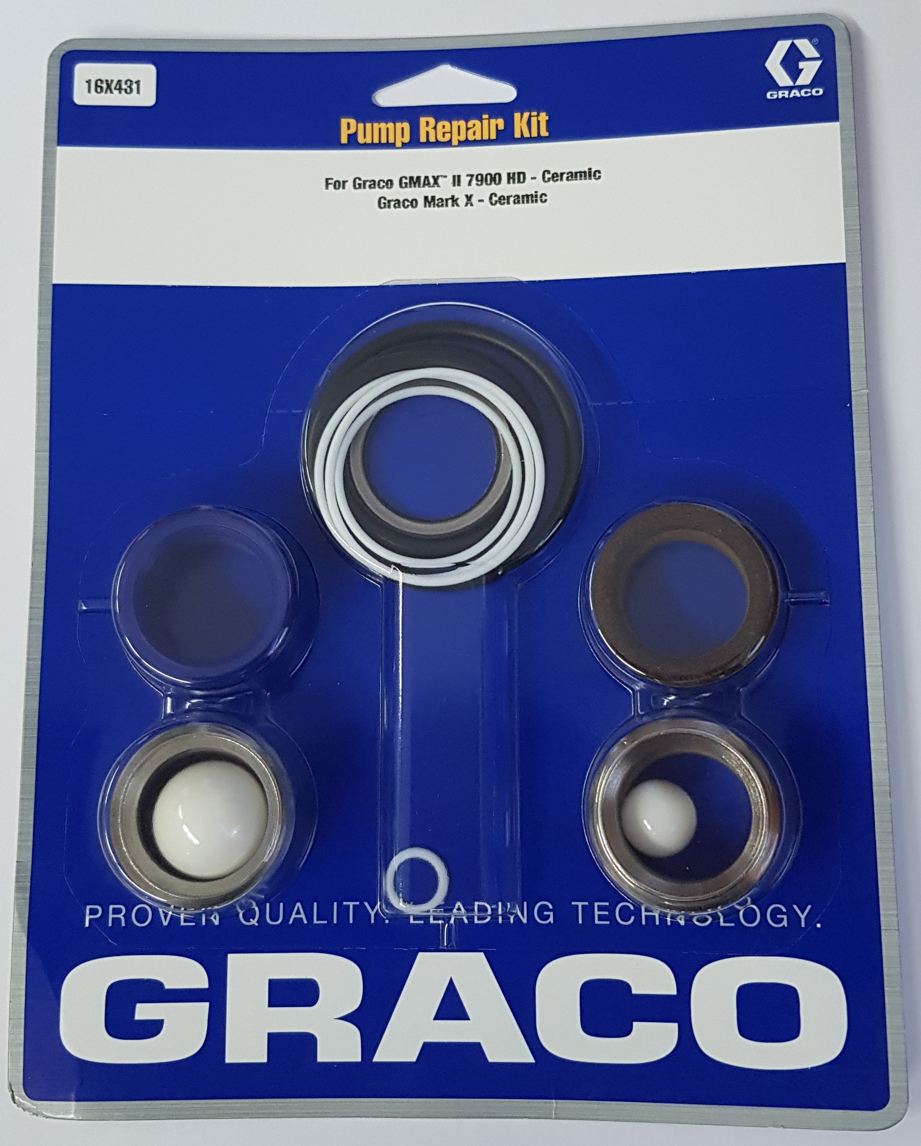 16X431 Graco Reparatursatz Mark X Standard / ProContractor Keramikkugeln