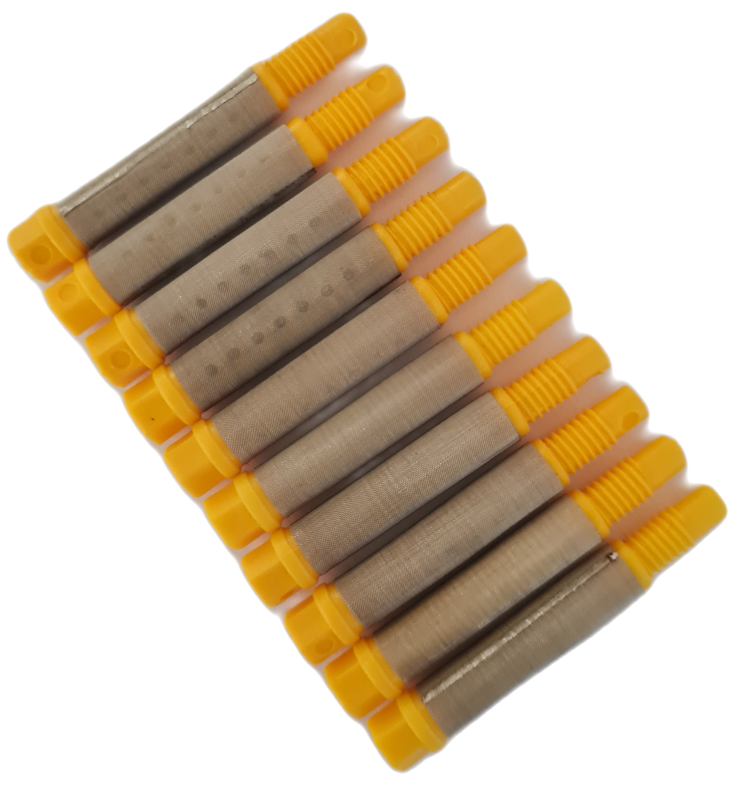 Pistolenfilter Airmix Filter gelb 150 Maschen 10 Stück passen Optima / Dürr