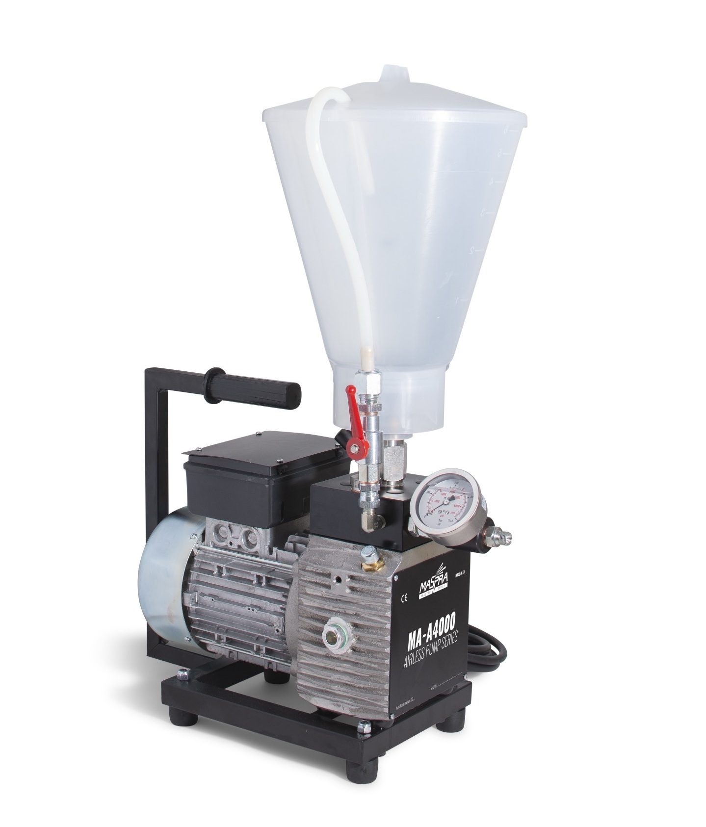 MaSpra A4000 Airless Spritzgerät -  Mempranpumpe Grundgerät mit 6L Farbbehälter