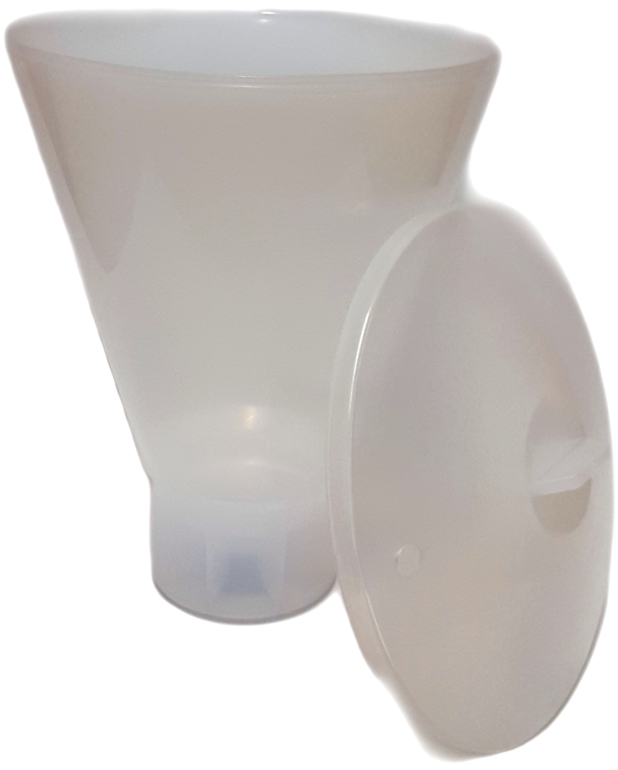 Oberbehälter 6 Liter weiß transparent für Airless Spritzgerät