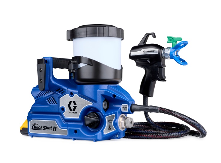  Graco Ultra QuickShot II 26E008 Airless Akku-Spritzgerät Airlessgerät für Lack